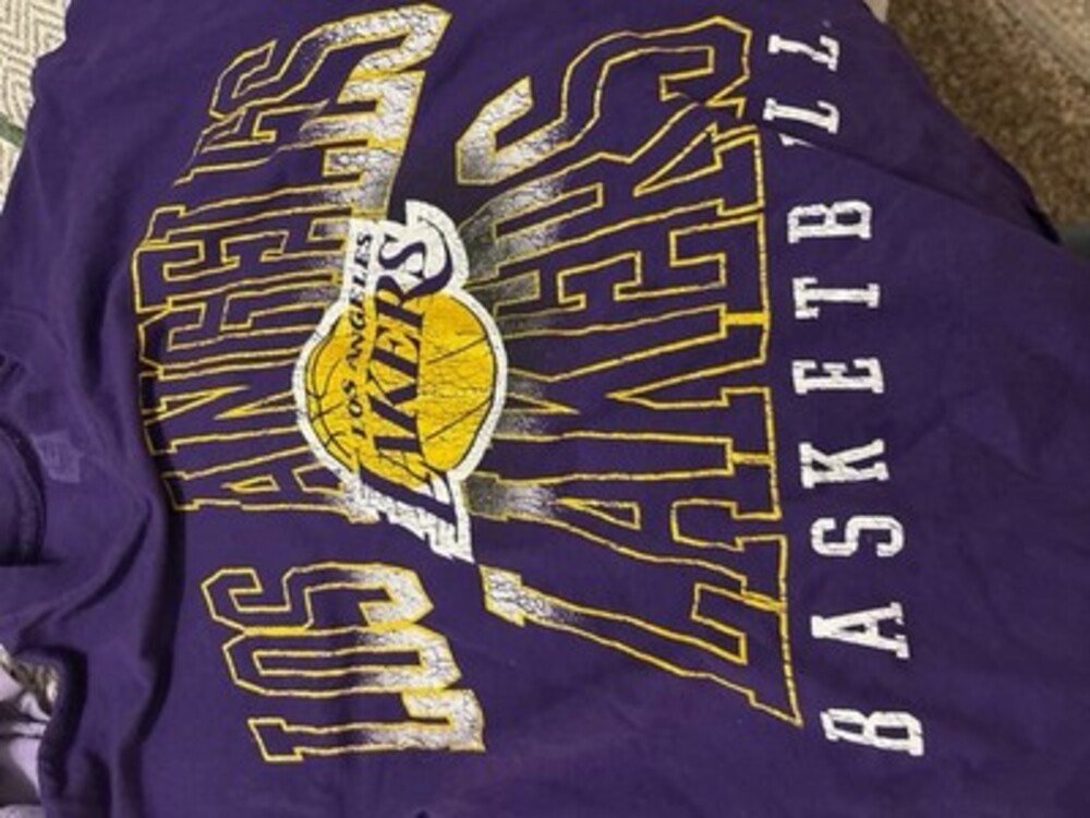 Fifth Sun Los Angeles Lakers NBA Basketball T-Shirt Purple